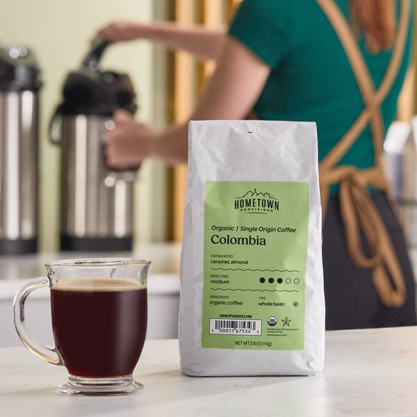 Hometown Provisions Organic Colombian Whole Bean Coffee 2 lb.