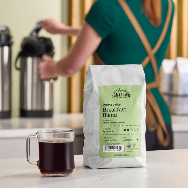Hometown Provisions Organic Breakfast Blend Whole Bean Coffee 2 lb.