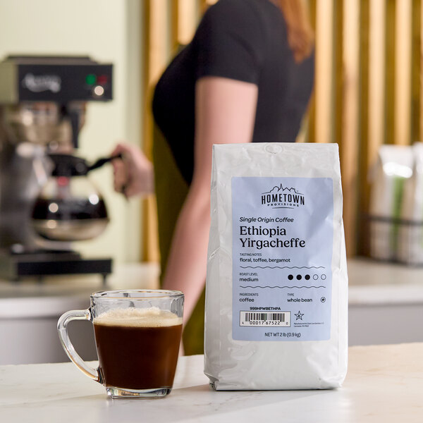Hometown Provisions Ethiopia Yirgacheffe Whole Bean Coffee 2 lb.