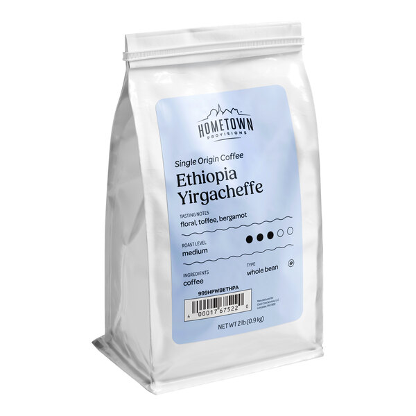 Hometown Provisions Ethiopia Yirgacheffe Whole Bean Coffee 2 lb.
