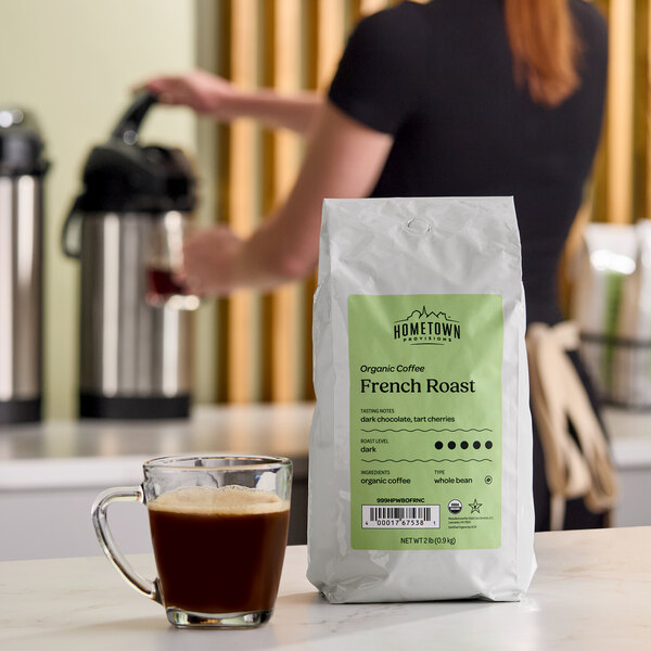 Hometown Provisions Organic French Roast Whole Bean Coffee 2 lb.