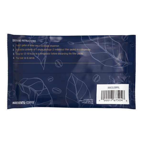 Capora Cold Brew Filter Pack Bag 12 oz.