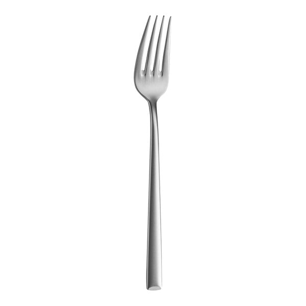 An Amefa Metropole stainless steel table fork with a silver handle.