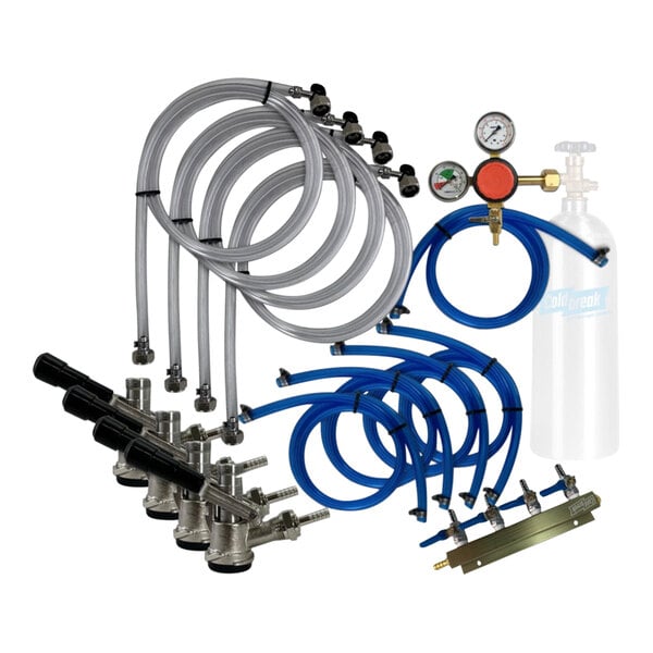 Coldbreak DKIT-4T 4 Tap Dispensing Kit for Jockey Boxes