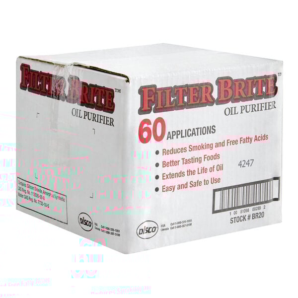 Disco Inc. BR20 13 lb. FilterBrite Fryer Oil Purification Powder
