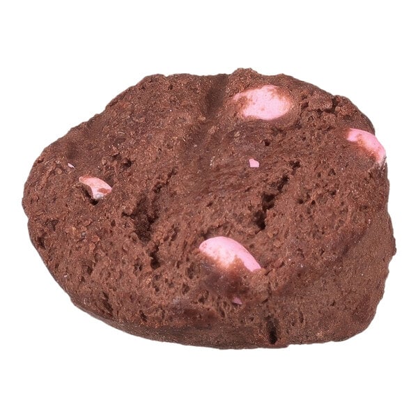 Otis Spunkmeyer Sweet Discovery Chocolate with Pink Chocolate Candy Gems Cookie Dough 1.33 oz. - 240/Case