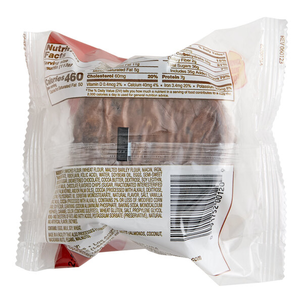 Otis Spunkmeyer Individually Wrapped Double Chocolate Muffin 4 oz. - 48/Case