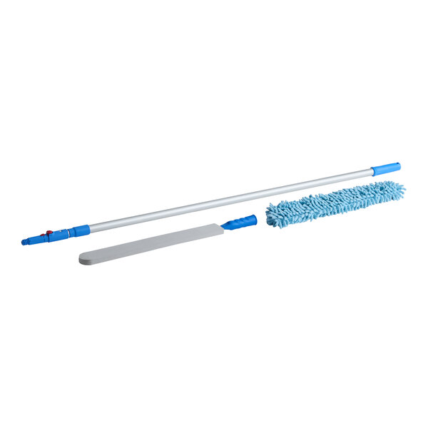 Lavex 23" Flex Wand Duster with Chenille Sleeve and 8' Telescoping Pole