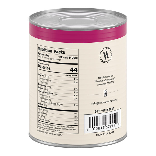 Hometown Provisions Sliced Beets #10 Can - 6/Case