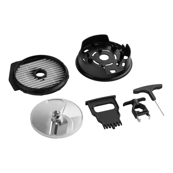 A 3/8" French fry grid and cleaning kit set for the AvaMix Revolution Max Series.