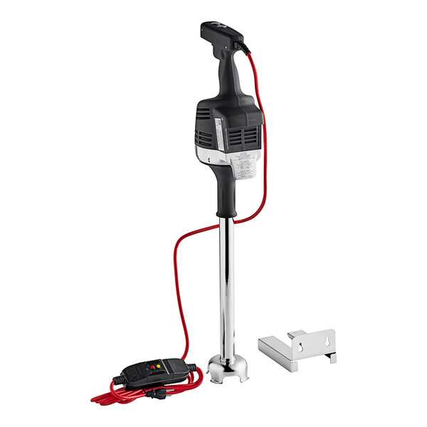 A Vitamix Immersion Blender with a red wire.
