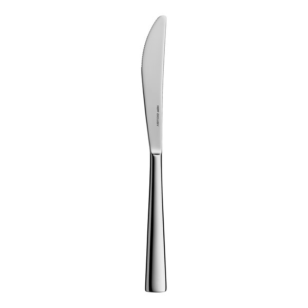 A Hepp silver knife with a long handle.