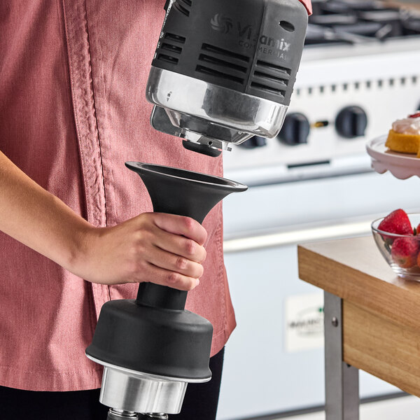 A Vitamix Immersi-Prep stainless steel detachable whisk attachment for immersion blenders.
