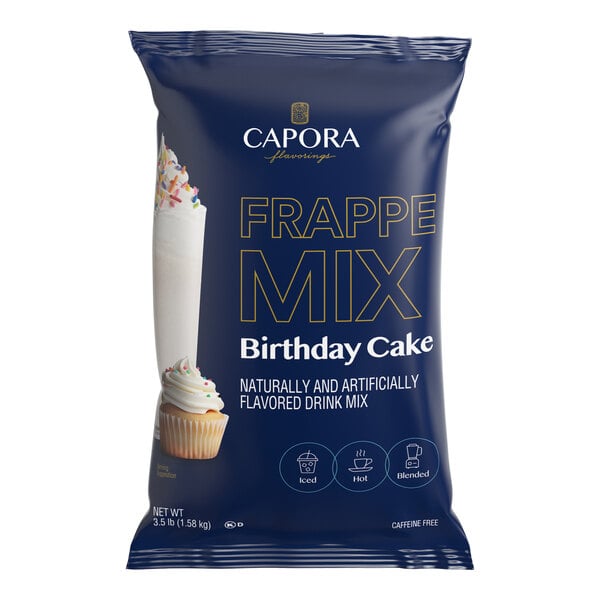 Capora Birthday Cake Frappe Mix 3.5 lb.