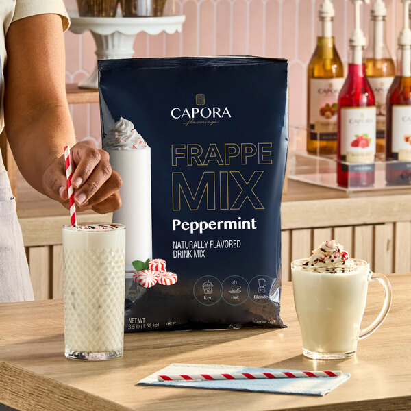 Capora Peppermint Frappe Mix 3.5 lb.