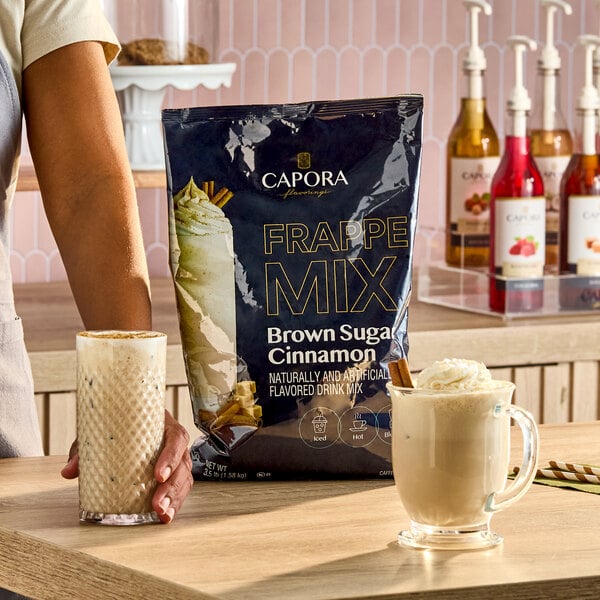 Capora Brown Sugar Cinnamon Frappe Mix 3.5 lb.