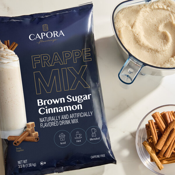 Capora Brown Sugar Cinnamon Frappe Mix 3.5 lb.