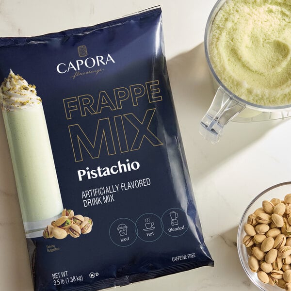 Capora Pistachio Frappe Mix 3.5 lb.