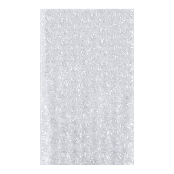 A Lavex bubble bag with open ends filled with bubble wrap on a white background.