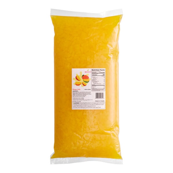 Bossen Mango Jelly Topping Bag 6.6 lb. - 6/Case