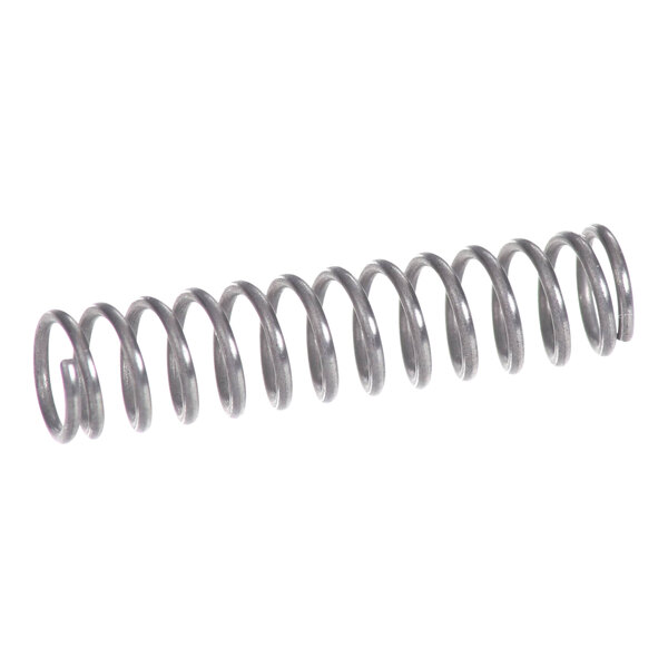 A close-up of a Monaco Foodservice metal faucet spring.