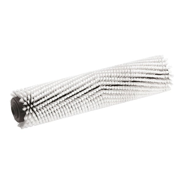 A white Karcher cylindrical scrub brush.