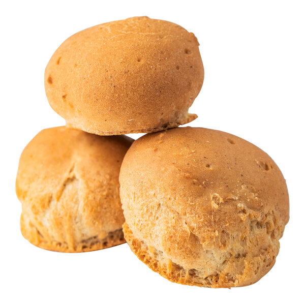 A stack of OMG...It's Gluten Free white dinner rolls.