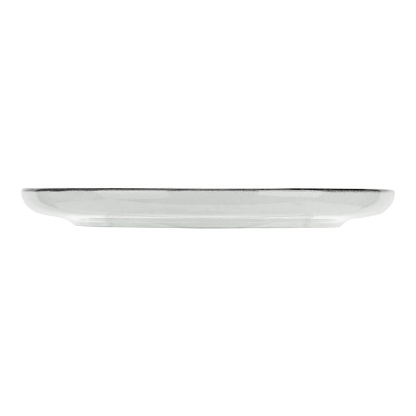 Cosy & Trendy Baltic 8" Gray Stoneware Coupe Plate - 6/Case