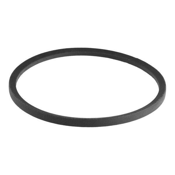 A black circular lift motor belt for Avantco MX60SHKIT, MX60MGKIT, and MX60H.