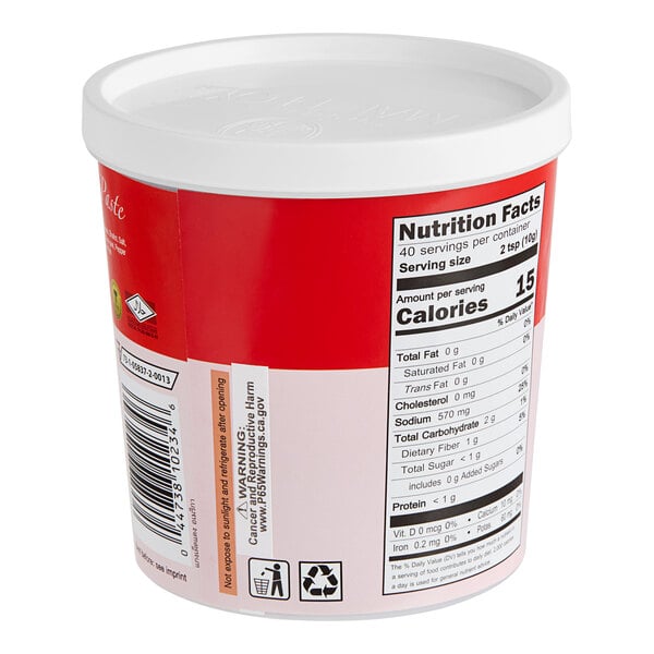 A case of 24 Mae Ploy Red Curry Paste containers with labels.