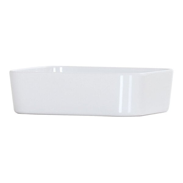 A white rectangular object with a white border.