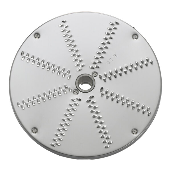 An Edlund VariCut grating disc with 1/16" holes.
