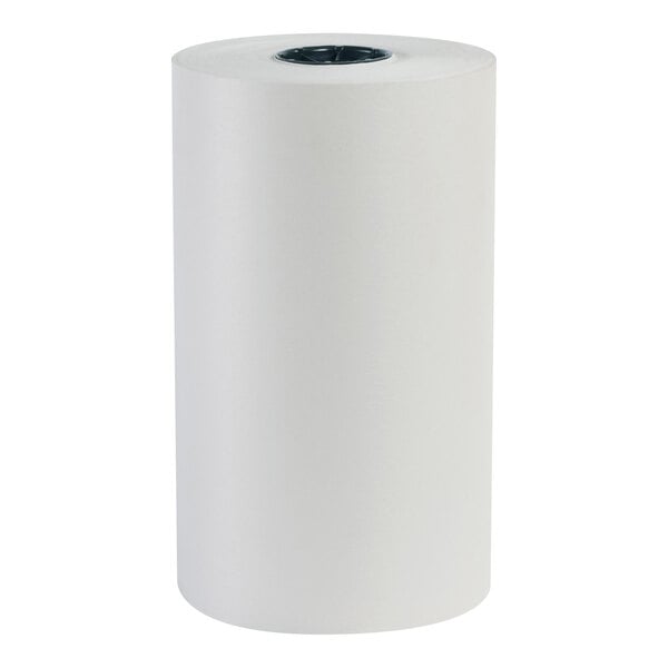 A white roll of Lavex newsprint packing paper.