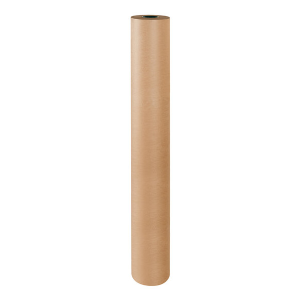 A roll of brown Lavex packing paper.