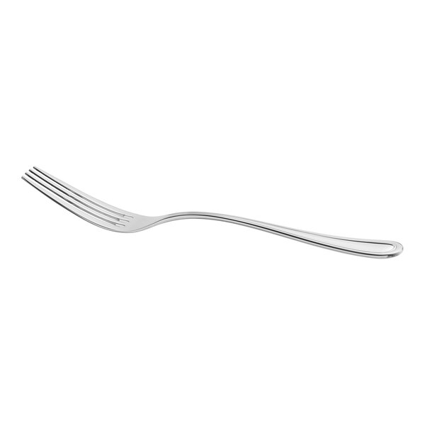 An Acopa stainless steel table fork with a silver handle.