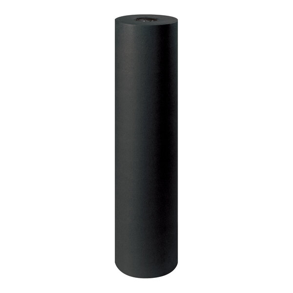 Lavex 36" x 720' 50 lb. Black Kraft Packing Paper Roll