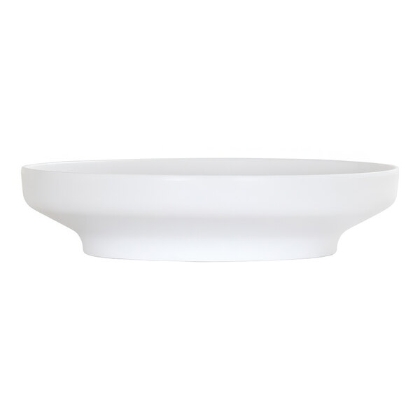 A white Cal-Mil melamine bowl with a white background.