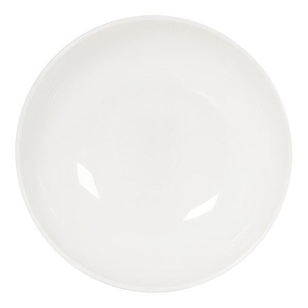A white Cal-Mil melamine bowl on a white background.