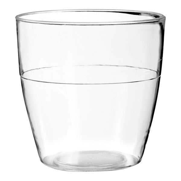 A clear plastic Solia canteen cup.