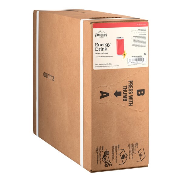 Hometown Provisions Energy Drink Syrup 3 Gallon Bag in Box