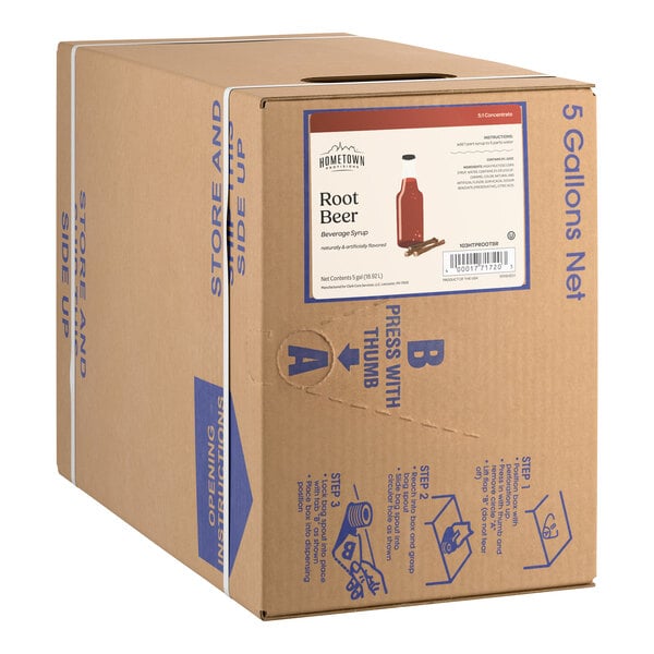Hometown Provisions Root Beer Beverage / Soda Syrup 5 Gallon Bag in Box