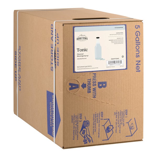 Hometown Provisions Tonic Flavored Beverage / Soda Syrup 5 Gallon Bag in Box