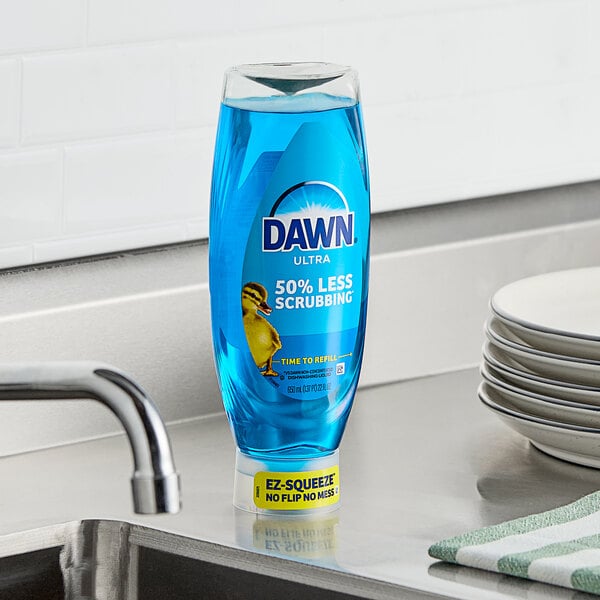 Dawn Ultra EZ-Squeeze 00208 22 oz. Original Dish Soap - 8/Case