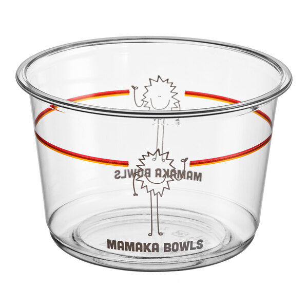 Mamaka Bowls 16 oz. Custom Round Container - 500/Case
