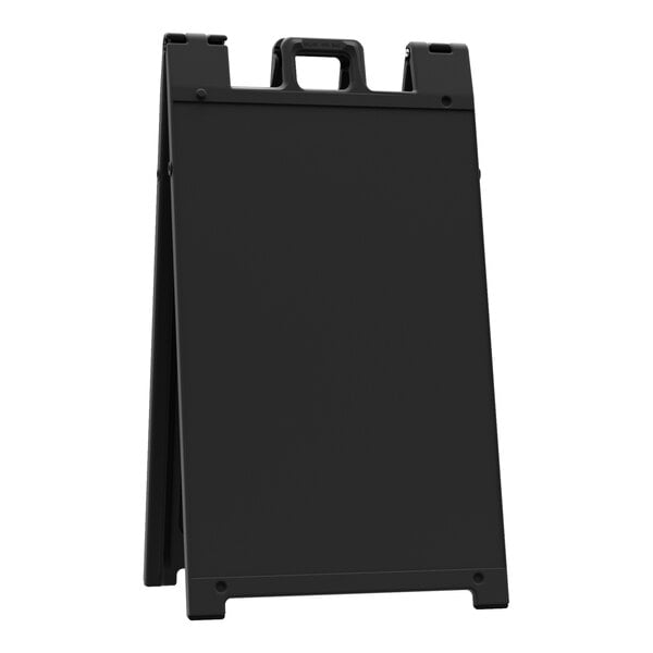 Plasticade Signicade 24" x 36" Black Double-Sided A-Frame Sign Stand 130-BK-1PKF