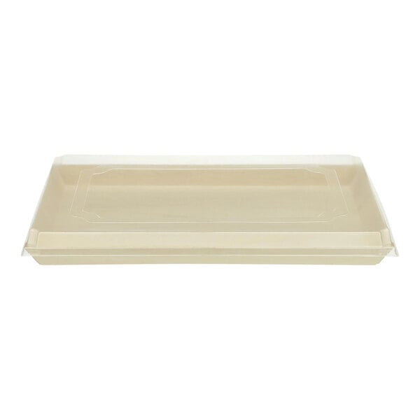 A VerTerra Balsa wood tray with a lid on it.