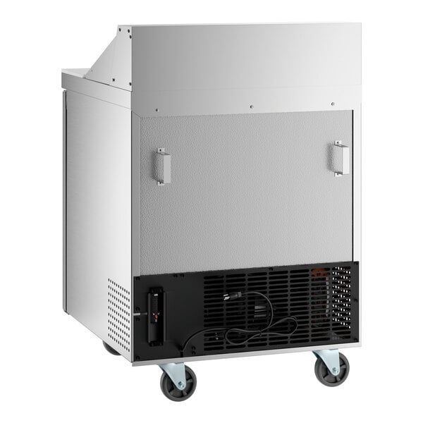 MainStreet Equipment 27" Standard Top 1 Door Refrigerated Sandwich Prep Table