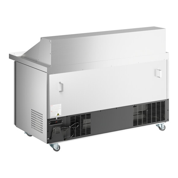 MainStreet Equipment 60" Mega Top 2 Door Refrigerated Sandwich Prep Table