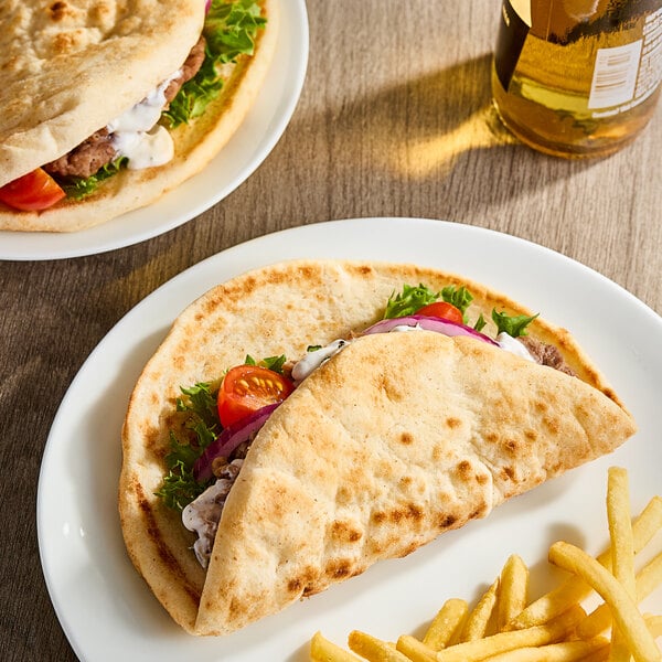 Kontos Pre-Oiled Gyro Bread 7" - 120/Case