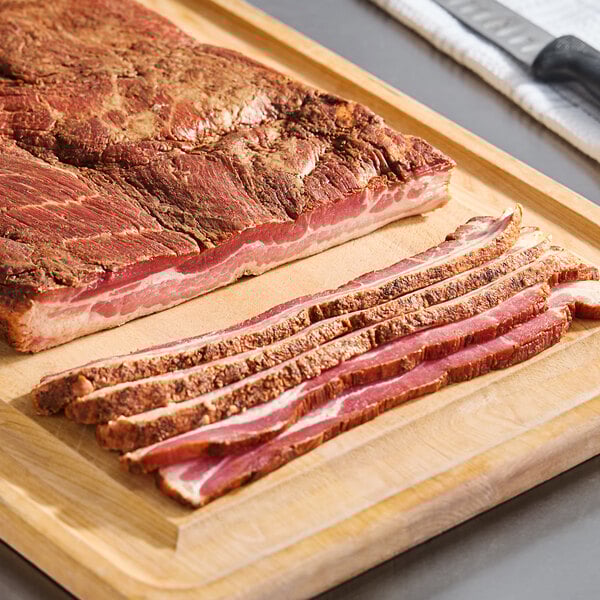 Tender Belly Habanero Dry Rub Uncured Whole Pork Belly Bacon Slab 24 lb.